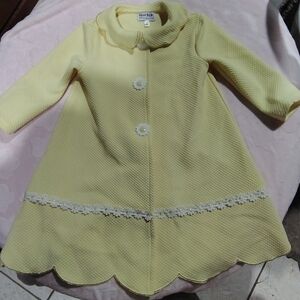 Blueberi Boulevard Light Yellow Quilted Jacket